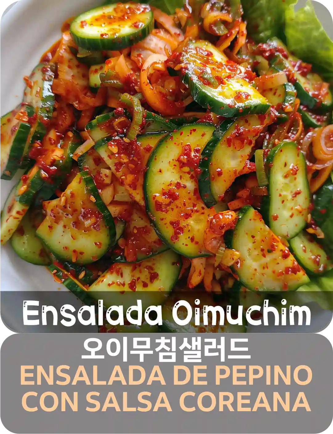 1 ensalada de pepino