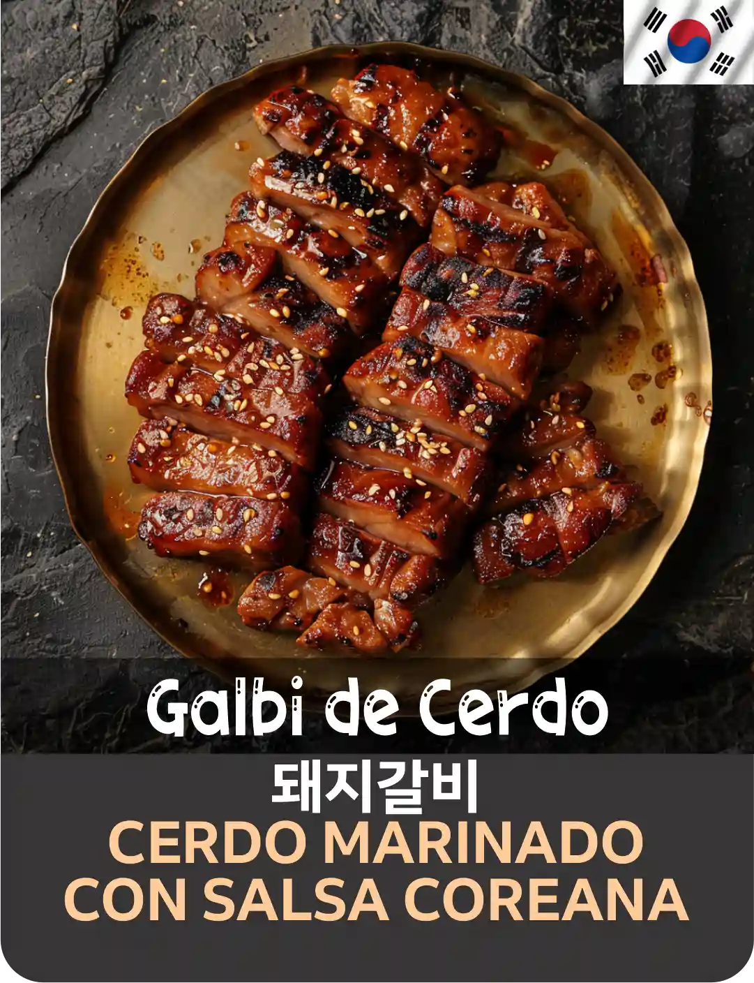 2 galbi de cerdo