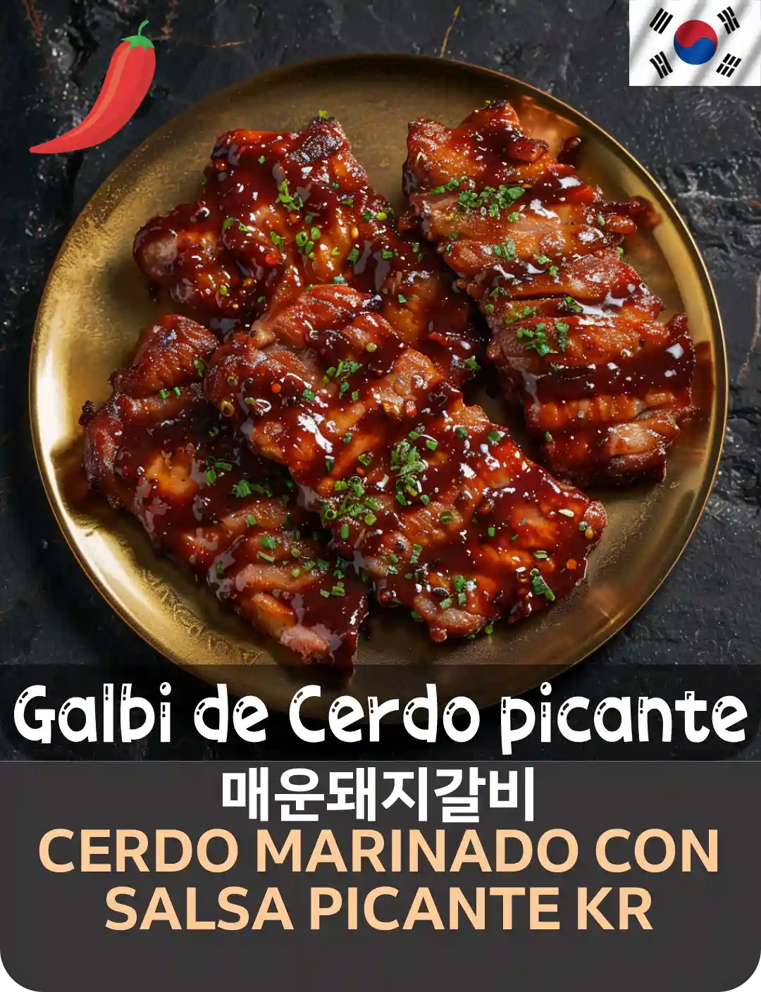 galbi de cerdo picante