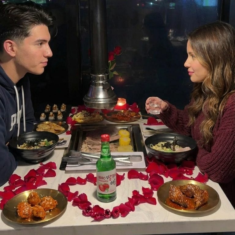 Cena romántica en WON